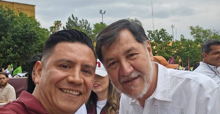 Ulises Bravo y Gerardo Fernández Noroña. Foto: Especial