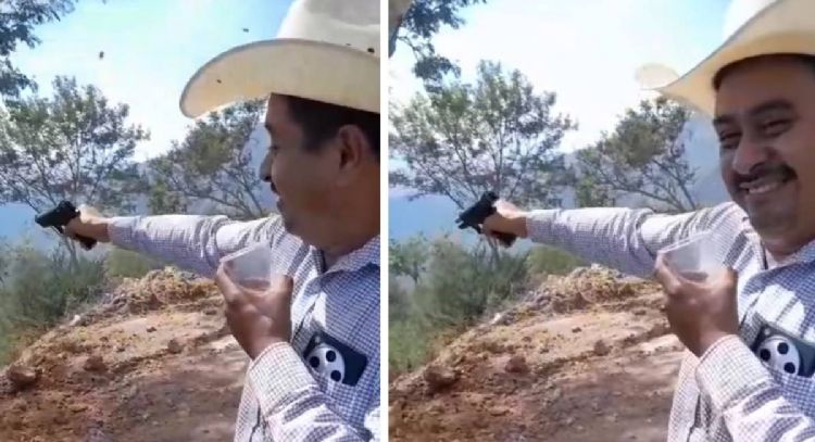 Captan a diputado hidalguense disparando arma; Congreso pide investigar (Video)