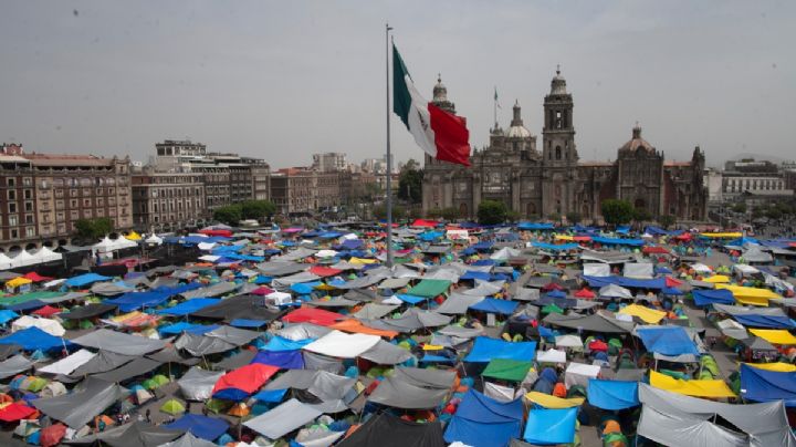 CNTE anuncia una megamarcha en la CDMX y analizará un nuevo plantón en el Zócalo