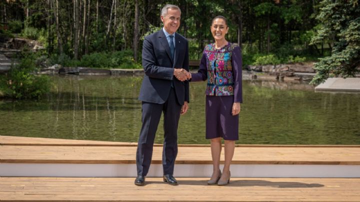 Sheinbaum conversó con el primer ministro de Canadá, Mark Carney