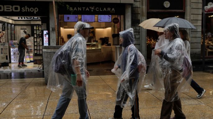 Lluvias puntuales muy fuertes el jueves en 14 entidades