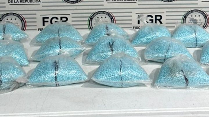 Decomisan 200 mil pastillas de fentanilo en un autobús de Sonora; hay dos detenidos