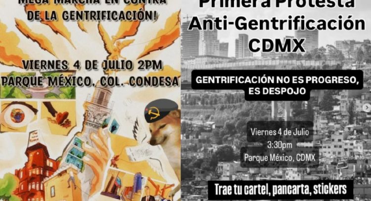 Convocan a la primera protesta contra la gentrificación en CDMX: esto se sabe