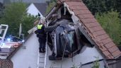 Foto ilustrativa de la nota titulada: Coche se estrella contra el techo de un granero en Alemania y deja a dos personas gravemente heridas