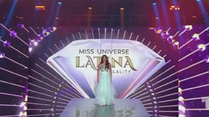 Concursante de Miss Universe Latina sufre aparatosa caída antes de la final (Video)