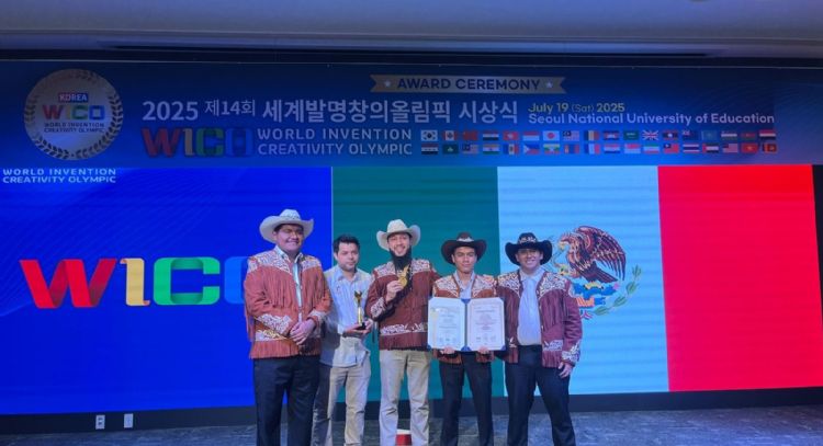 Triunfo histórico: conquistan estudiantes tamaulipecos oro y Grand Prize en WICO 2025