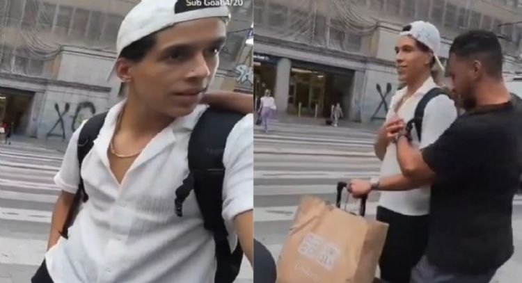 Youtuber mexicano transmite en vivo su propio intento de asalto en Bélgica