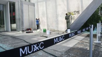 UNAM presentó denuncia ante fiscalía de Coyoacán; ya trabaja en “reparación temporal” en el MUAC