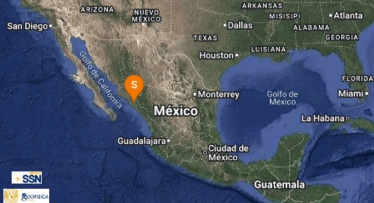 Sismo de magnitud 4.6 sorprende a los habitantes de Culiacán