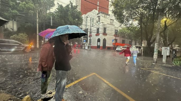 Alerta por lluvias hoy jueves en la CDMX: auguran granizo en 11 alcaldías en la tarde y noche