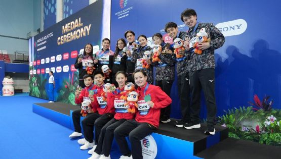 Clavadistas mexicanos obtienen medalla de plata en Campeonato Mundial de Deportes Acuáticos