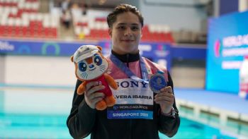 Osmar Olvera gana plata en trampolín de 1 metro del Campeonato Mundial de Deportes Acuáticos