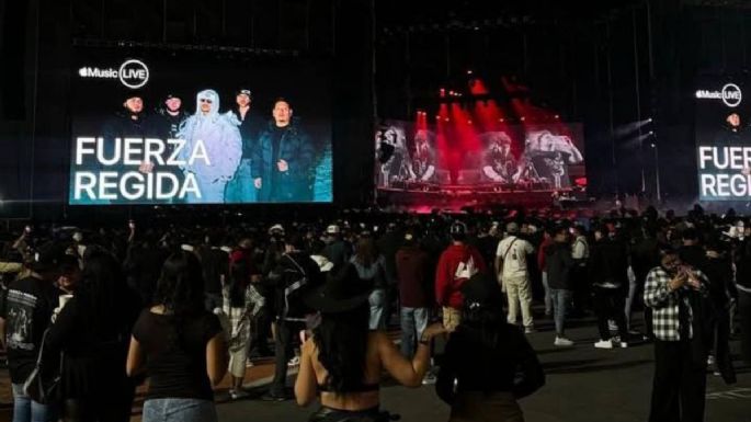 Los "tumbados" de Fuerza Regida presentes ante 65 mil personas en la CDMX