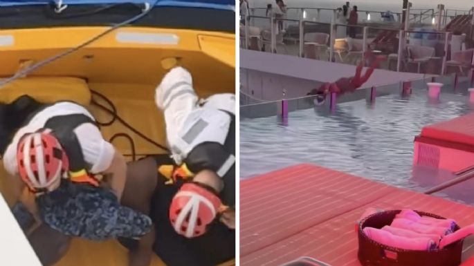 Tripulante de crucero Royal Caribbean apuñala a compañera, se lanza al mar y muere (Videos)