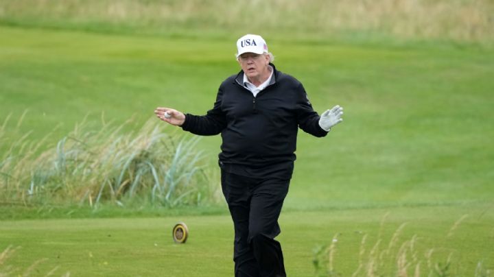 Trump entra a reunión con la UE y advierte que aranceles no bajarán del 15%