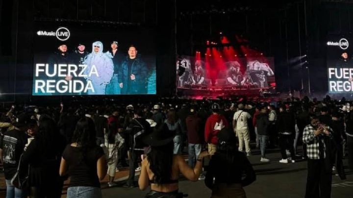 Los "tumbados" de Fuerza Regida presentes ante 65 mil personas en la CDMX