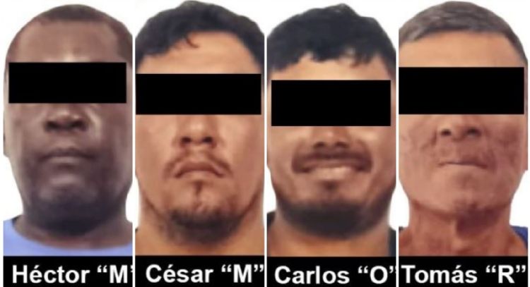 Detienen en Chiapas a cuatro hombres que transportaban media tonelada de cocaína en alta mar