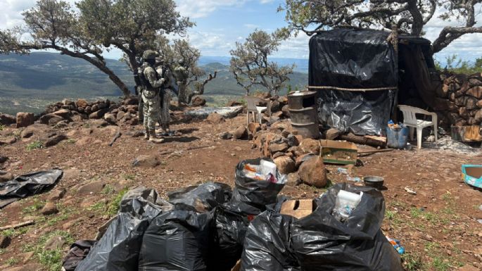 Desmantelan "narcocampamento" para reclutamiento forzado en Huejuquilla, Jalisco