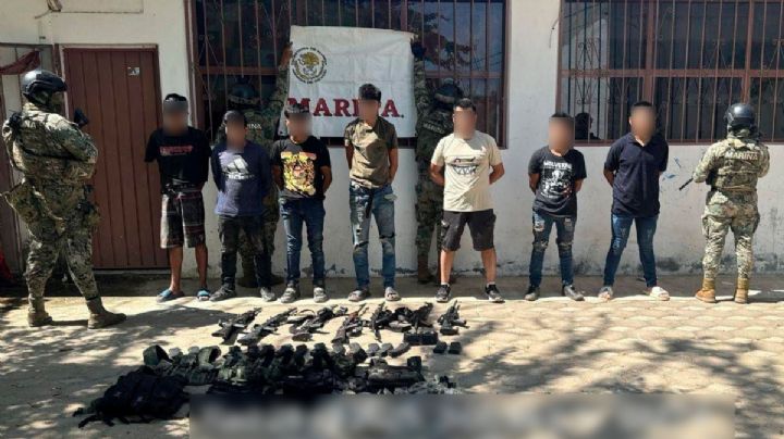 Capturan a siete integrantes de La Familia Michoacana en Coyuca de Benítez