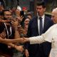 Reciben al Papa León XIV como estrella de rock en festival de influencers católicos