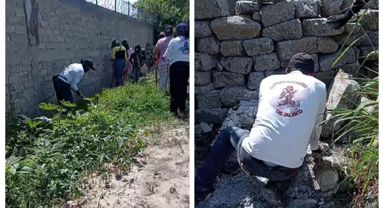 Tras ataque a balazos, colectivo Guerreros Buscadores de Jalisco regresa a fosa de Tonalá