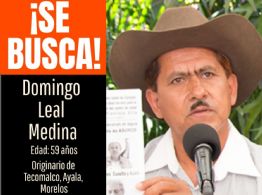 Desaparece Domingo Leal Medina, defensor del agua y la tierra en Morelos