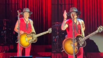 Bunbury se enoja en pleno concierto por el uso excesivo de celulares (Video)