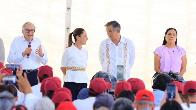 Claudia Sheinbaum pone en marcha en Tamaulipas programa Salud Casa por Casa y reconoce labor del gobernador Américo Villarreal