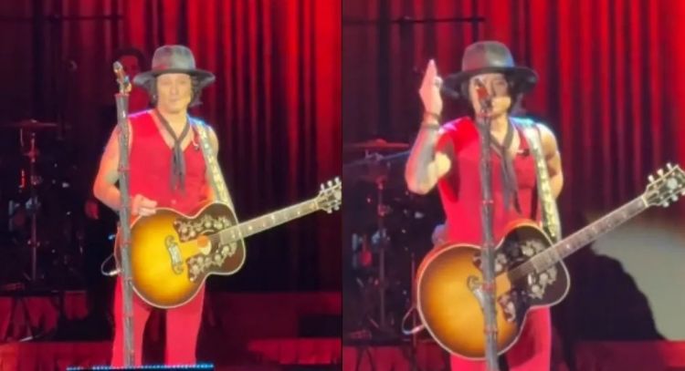 Bunbury se enoja en pleno concierto por el uso excesivo de celulares (Video)