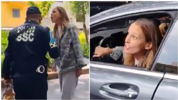 Identifican a “Lady racista”, mujer que gritó “indios, nacos y resentido sociales” a agentes viales