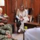 Maru Campos recibe en Palacio de Gobierno al comandante de la XI Región Militar, Eufemio Ibarra