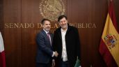 Foto ilustrativa de la nota titulada: Fernández Noroña se reúne con el embajador de España y de China