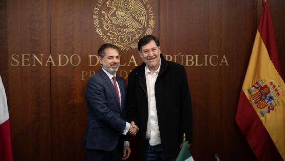 Fernández Noroña se reúne con el embajador de España y de China