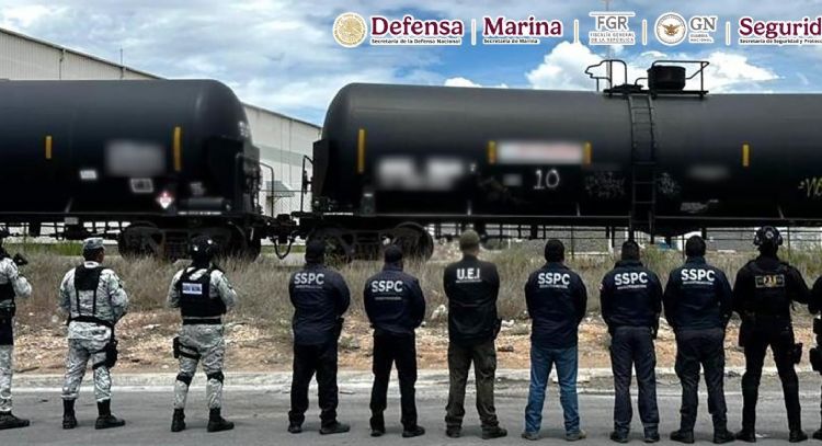 Huachicol: Harfuch presume aseguramiento de más de 15 millones de hidrocarburo