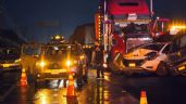 Foto ilustrativa de la nota titulada: Tráiler sin frenos embiste a ocho vehículos en la México-Acapulco; el conductor se dio a la fuga