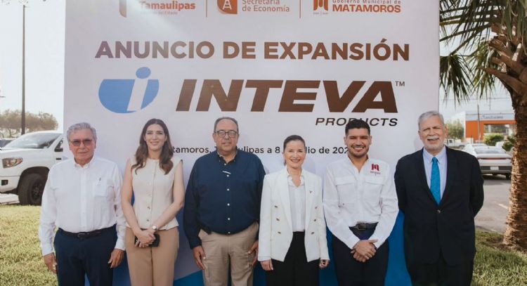 INTEVA anuncia inversión de 150 MDP en Matamoros