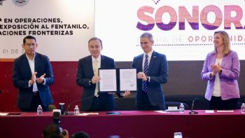 Gobernador Durazo crea primera División de Operaciones Fronterizas en México