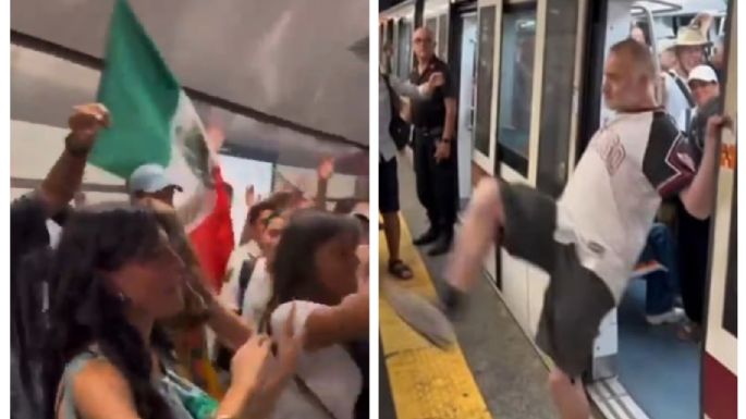 Italiano agrede a mexicanos en Metro de Roma; la respuesta se hizo viral (Video)
