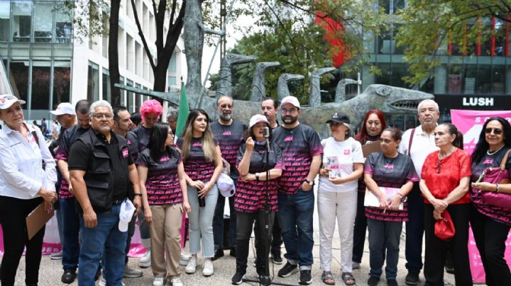 Álvarez Icaza y Cecilia Soto participan en jornada de afiliación de Somos Mx