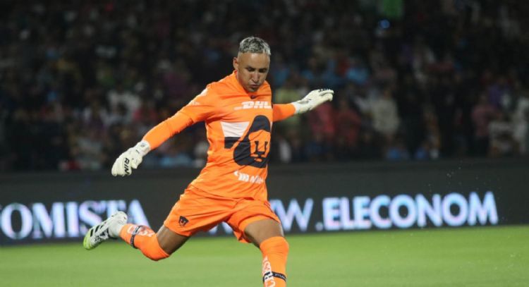 Keylor Navas se presenta con Pumas en CU con un empate 1-1 ante Necaxa