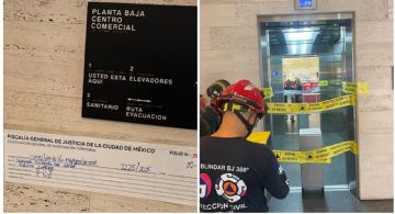 Suspenden actividades en Plaza Mítikah tras el desplome de un elevador