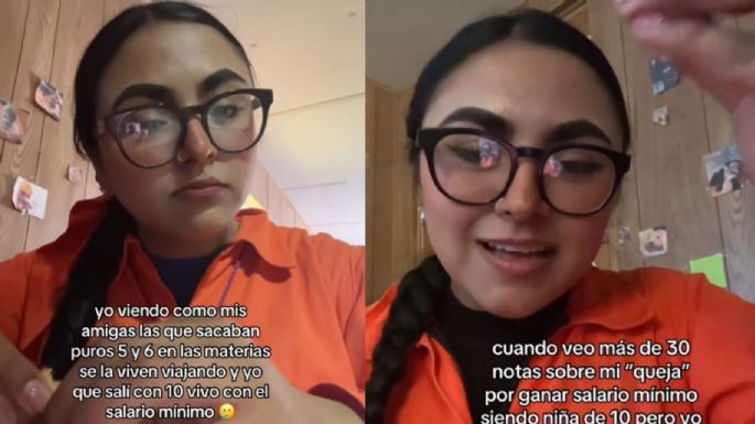 Su VIDEO se hace viral: tuvo 10 de promedio y ahora gana el salario mínimo