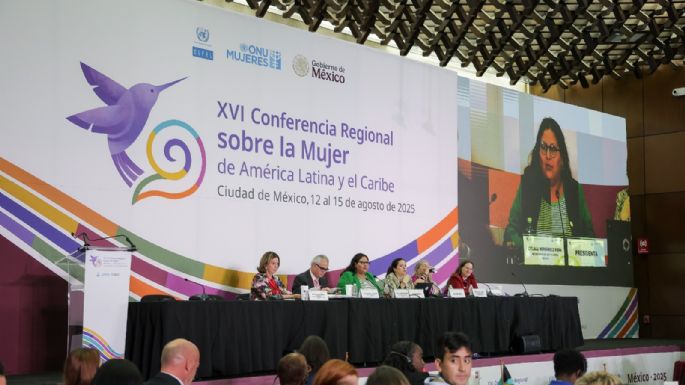 “No llegamos todas”, protestan afuera de la conferencia de Cepal sobre la mujer