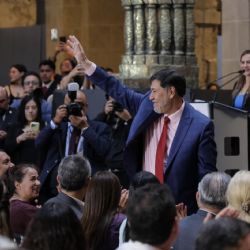 Con mariachi, tamales y música barroca, Noroña presenta su informe (Fotogalería y Video)