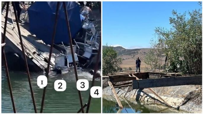 Se desploma muelle volado en restaurante de Ensenada y deja cuatro lesionados