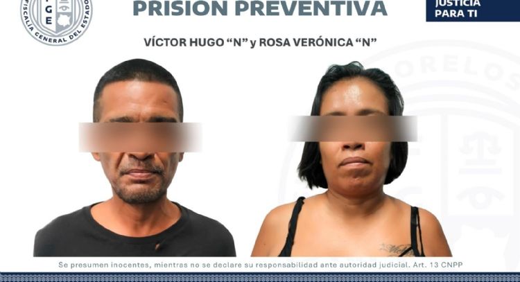 Dictan prisión preventiva a pareja por el secuestro agravado de un niño de 5 años en Cuautla