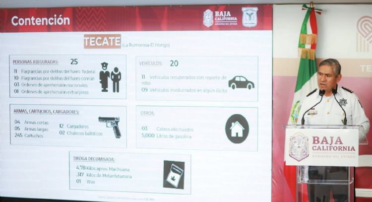 Secretario de Seguridad de BC presume operativos de seguridad: “Los extraterrestres ya regresaron"