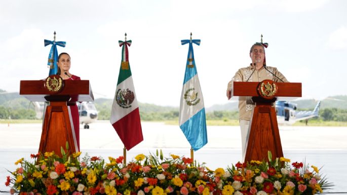 Sheinbaum y Arévalo reforzarán seguridad en la frontera México-Guatemala