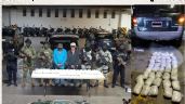 Foto ilustrativa de la nota titulada: Detienen en Morelos a dos hombres con 40 kilogramos de "cristal" y decomisan cerca de 8 mdp