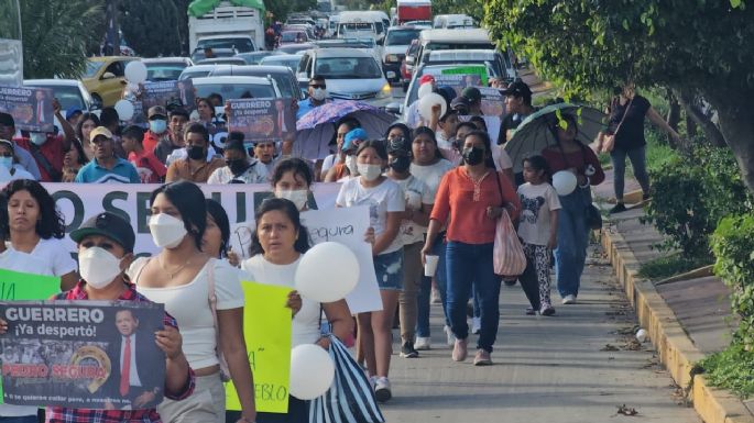 Marchan por liberación de Pedro Segura, empresario acusado de delincuencia organizada